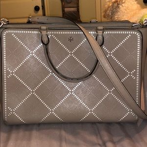 Tory Burch grey purse
